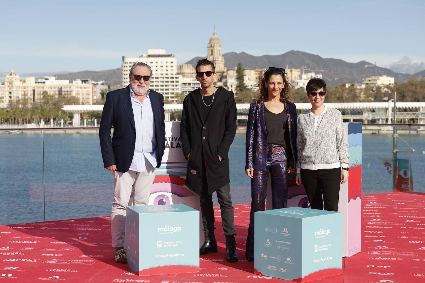 Posado de la película 'El castigo', Con la presencia del director, Matías Bize, la actriz Antonia Zegers, la guionista Coral Cruz y el productor Adrián Solar.