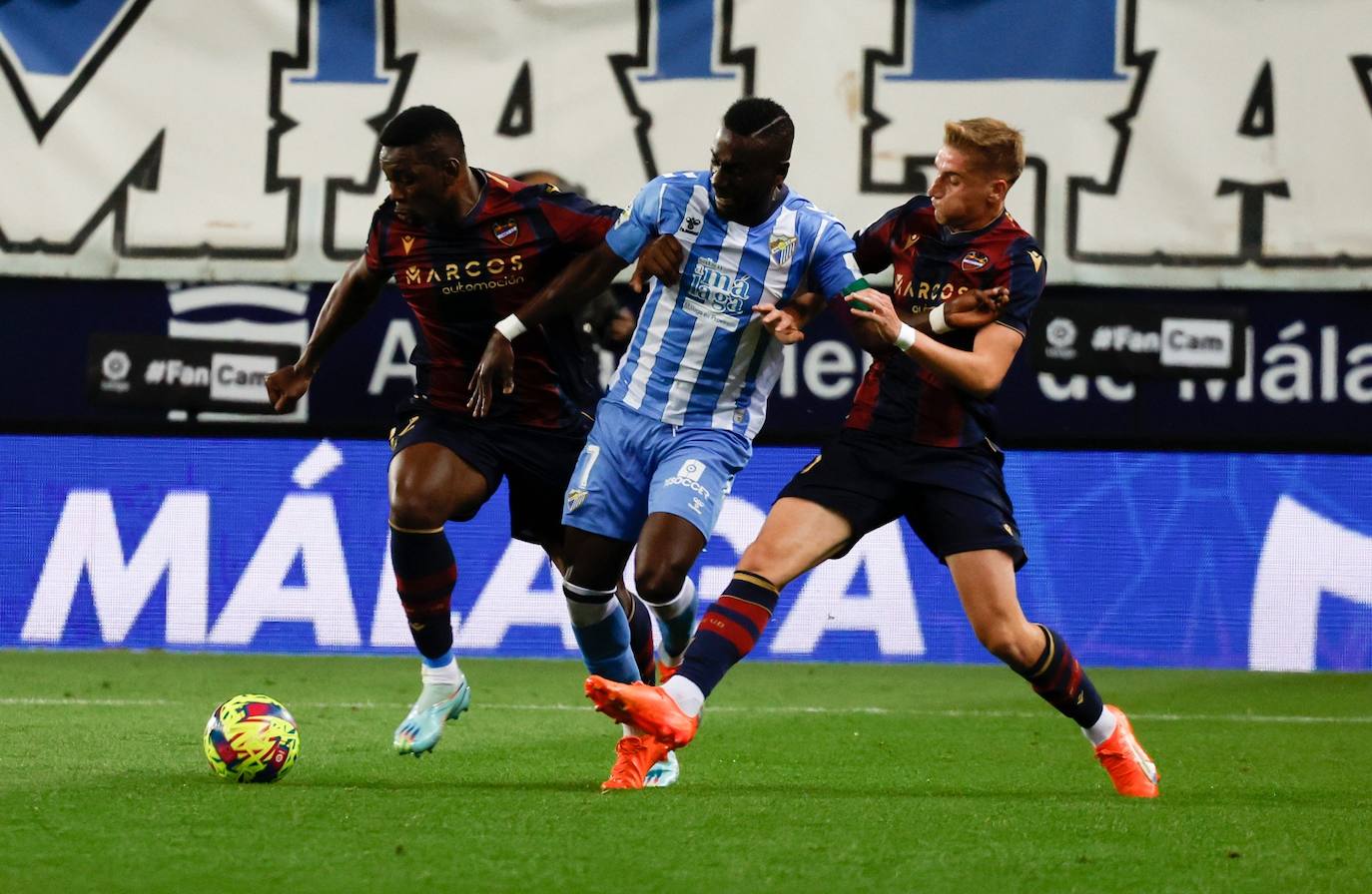 Las mejores imágenes del Málaga-Levante