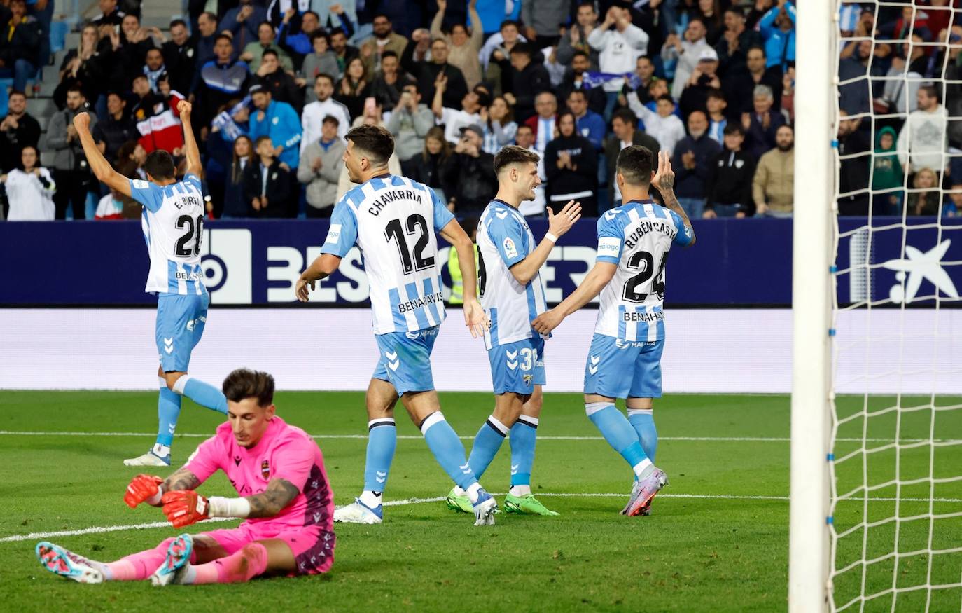 Las mejores imágenes del Málaga-Levante