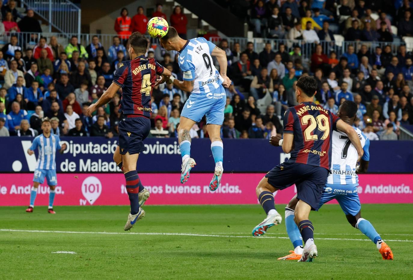 Las mejores imágenes del Málaga-Levante