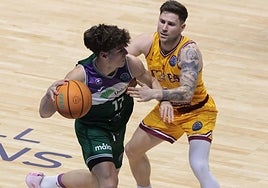 Mario Saint-Supery, en el duelo del miércoles ante el Limoges.
