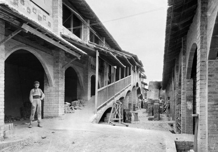 Fábrica de las tejas Santa Inés, en Teatinos