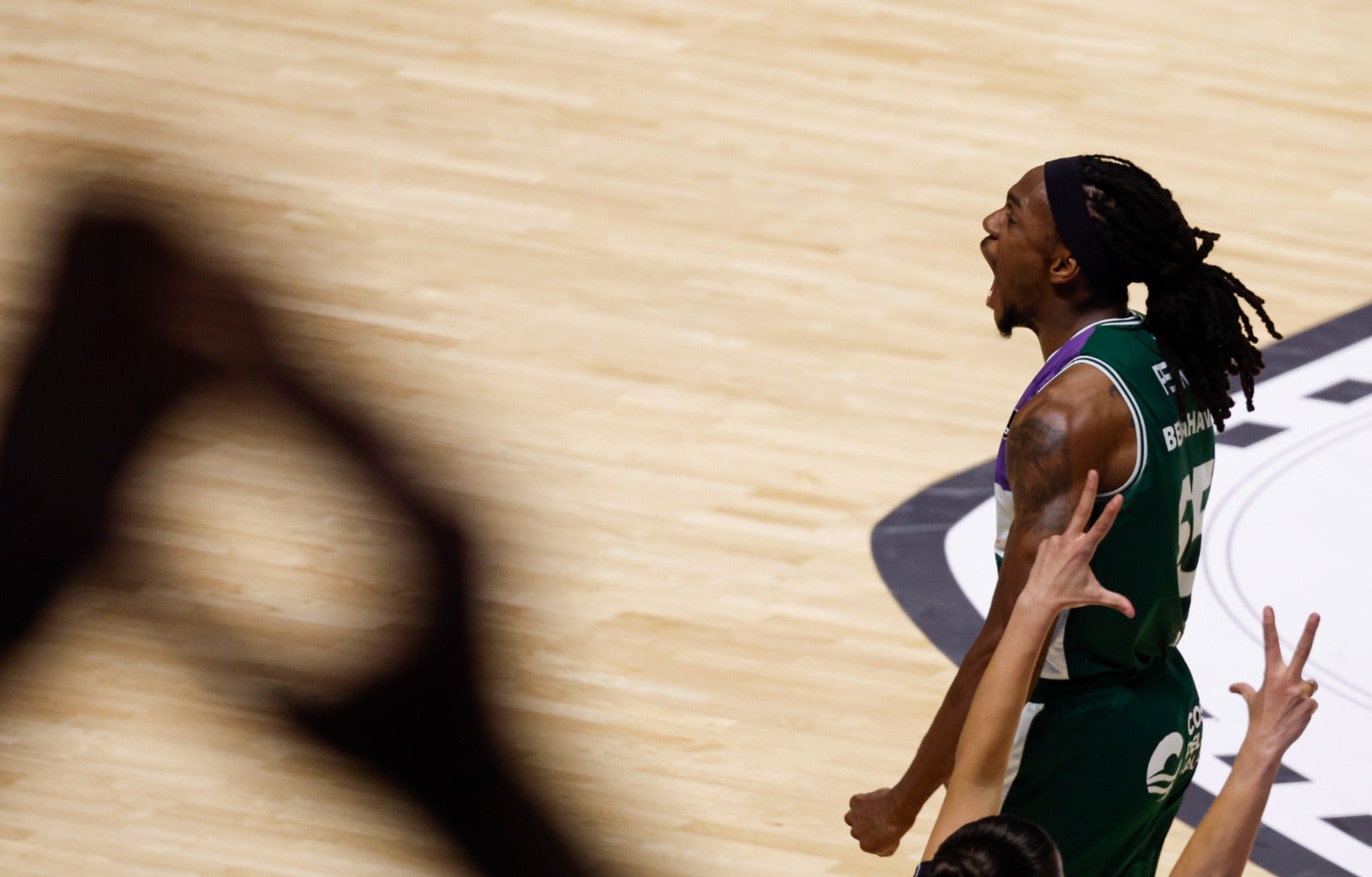 Las fotos del choque entre el Unicaja y el Barcelona