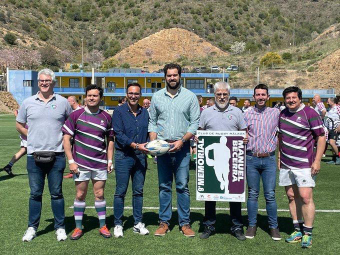 El rugby malagueño recuerda unido a Manuel Becerra