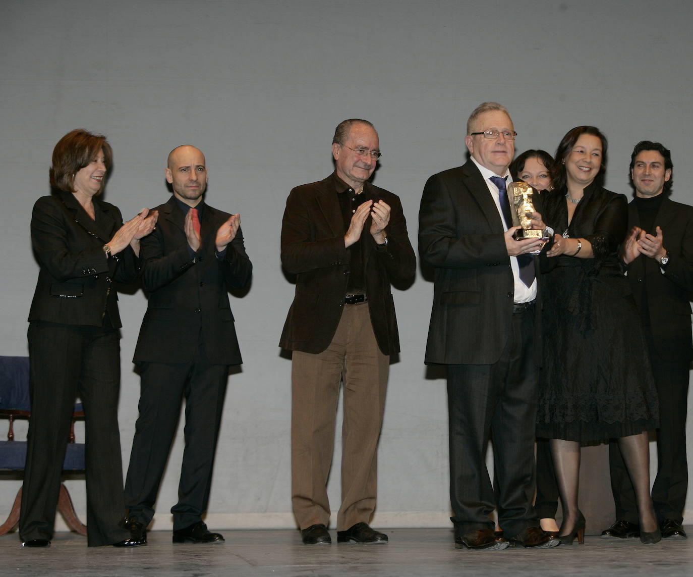 En el homenaje que recibió en el Festival de Teatro de 2009 