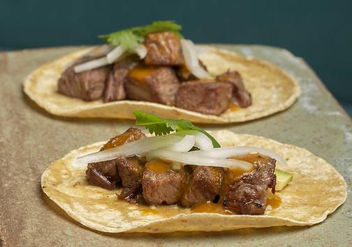Tacos de wagyu.