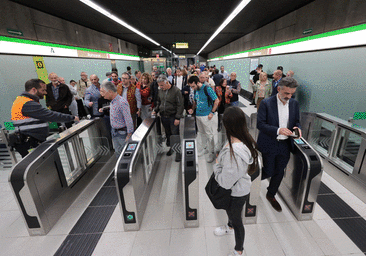 El metro de Málaga ya llega hasta El Corte Inglés y la Alameda Principal |  Diario Sur