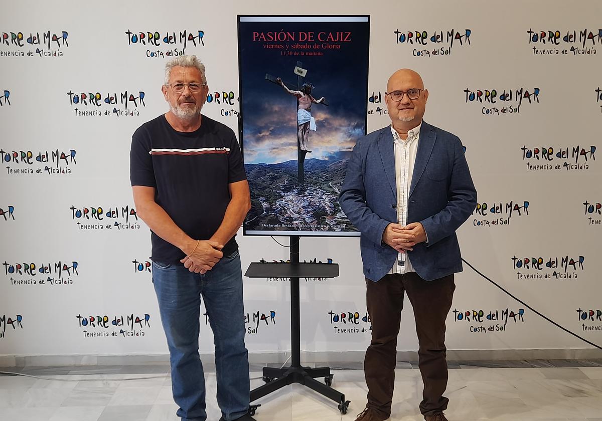 Juan Mejías y Jesús Carlos Pérez Atencia, en la presentación de la actividad.