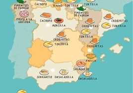 Principales alimentos pedidos a domicilio en España.