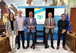 Acto de presentación de la competición deportiva.