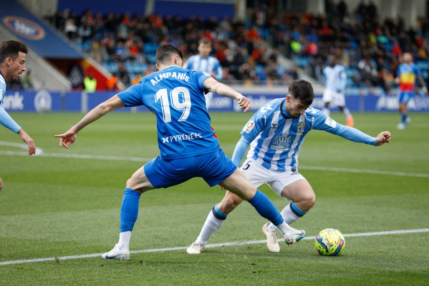 El Andorra-Málaga, en imágenes