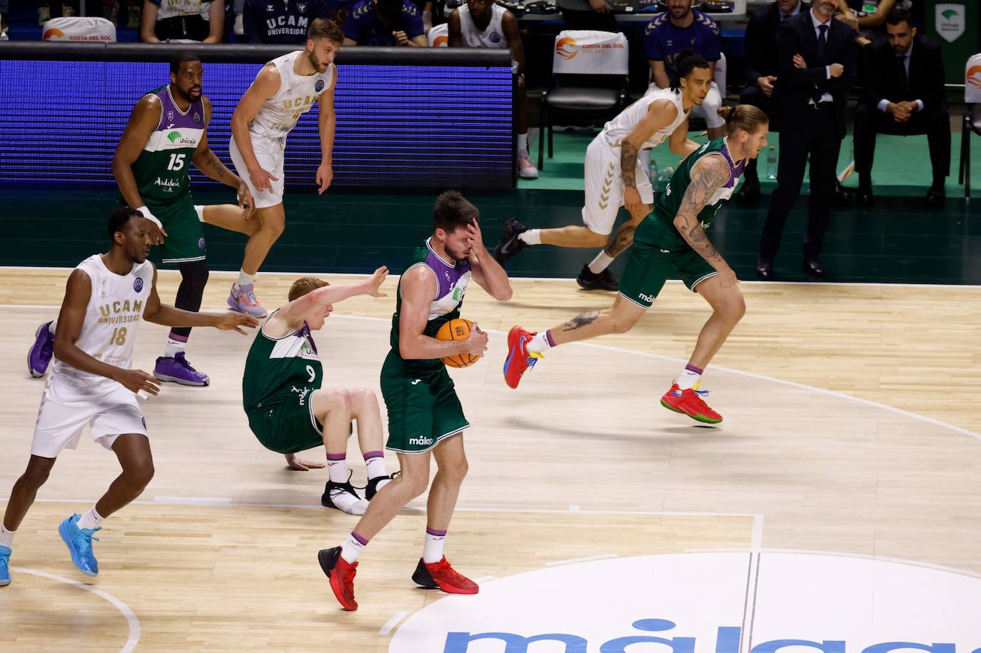El Unicaja-UCAM Murcia de cuartos de final, en imágenes