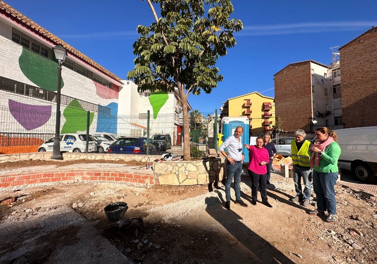 Lavado de cara para la plaza Anabel Conde de Fuengirola