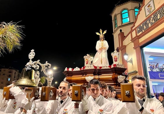 El Cautivo y la Virgen de los Dolores iluminan el Miércoles Santo fuengiroleño