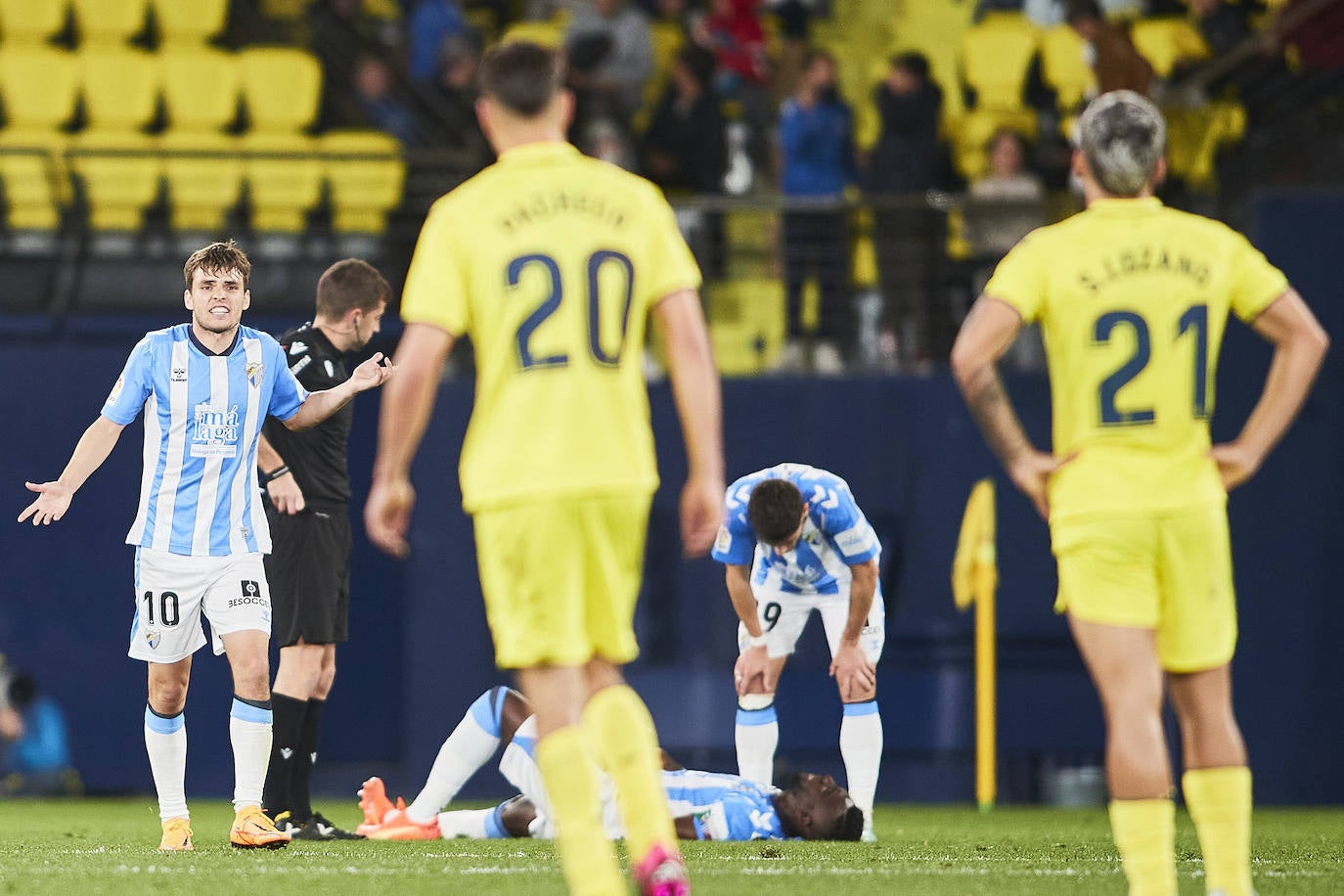 El triunfo del Málaga ante el Villarreal B, en fotos