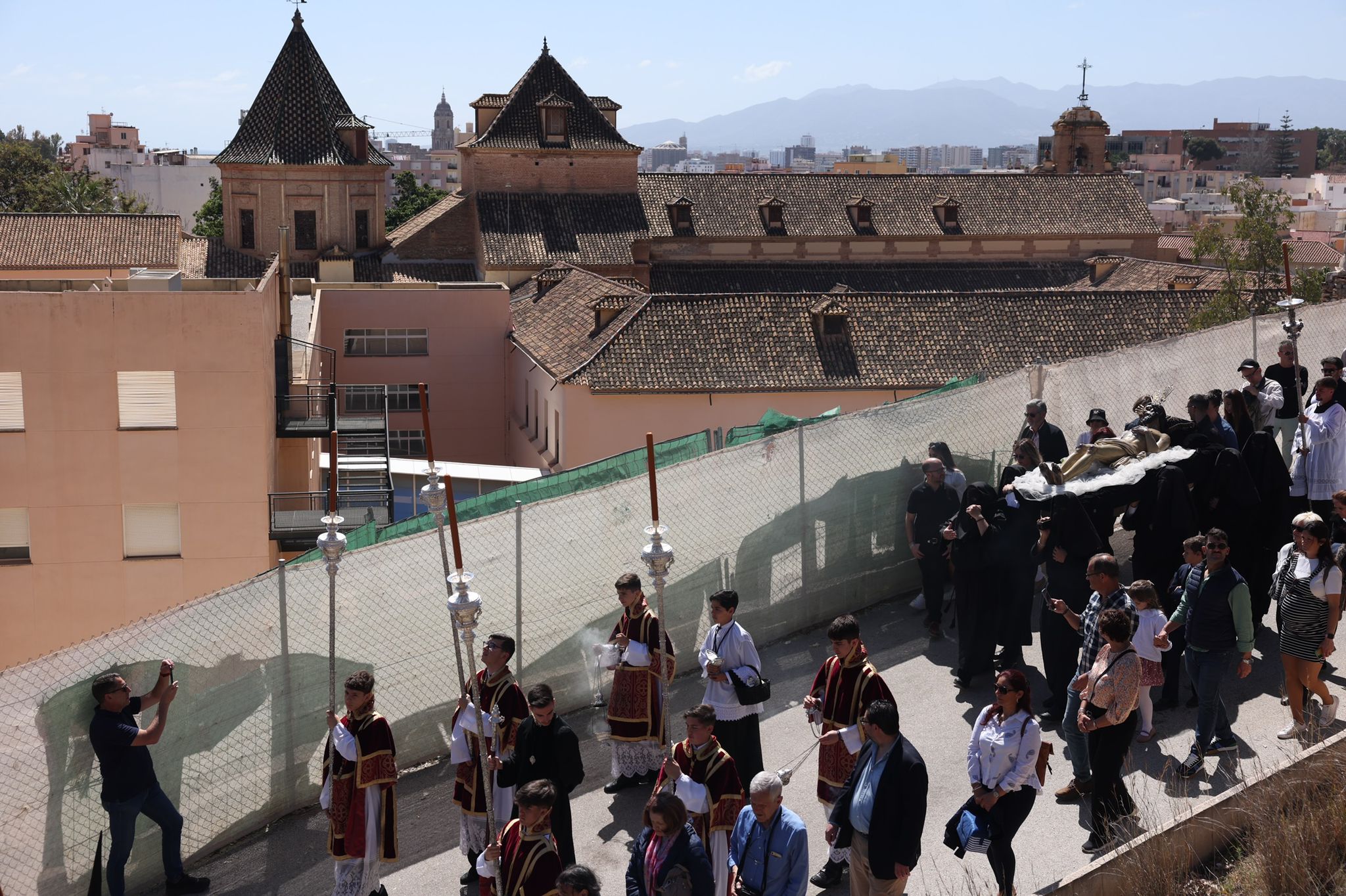 Traslado del Santísimo Cristo Yacente de la Paz y la Unidad del Monte Calvario