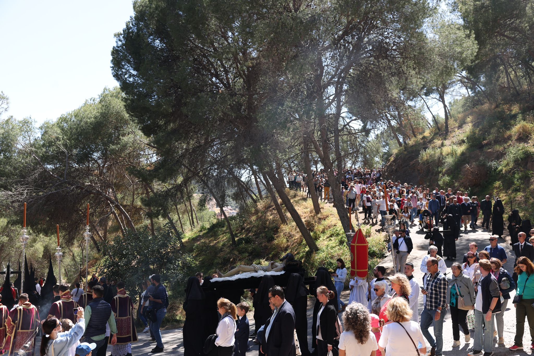 Traslado del Santísimo Cristo Yacente de la Paz y la Unidad del Monte Calvario