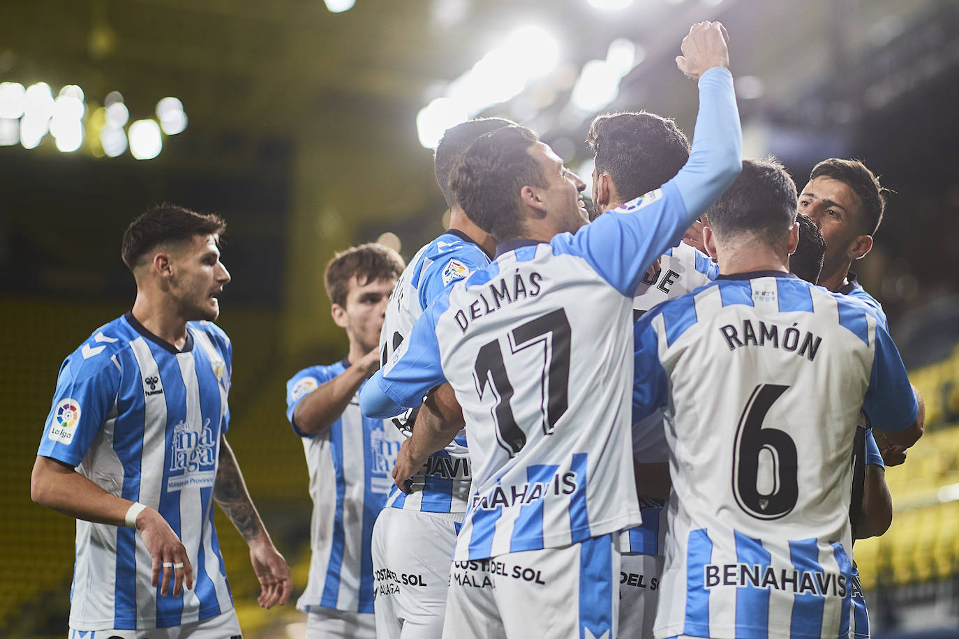 El triunfo del Málaga ante el Villarreal B, en fotos