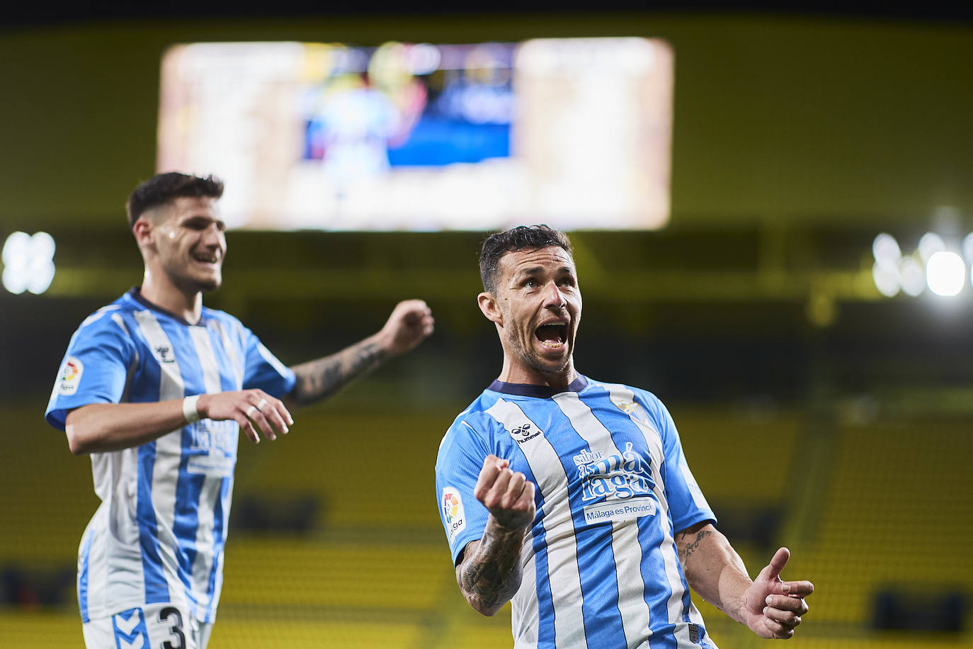 El triunfo del Málaga ante el Villarreal B, en fotos