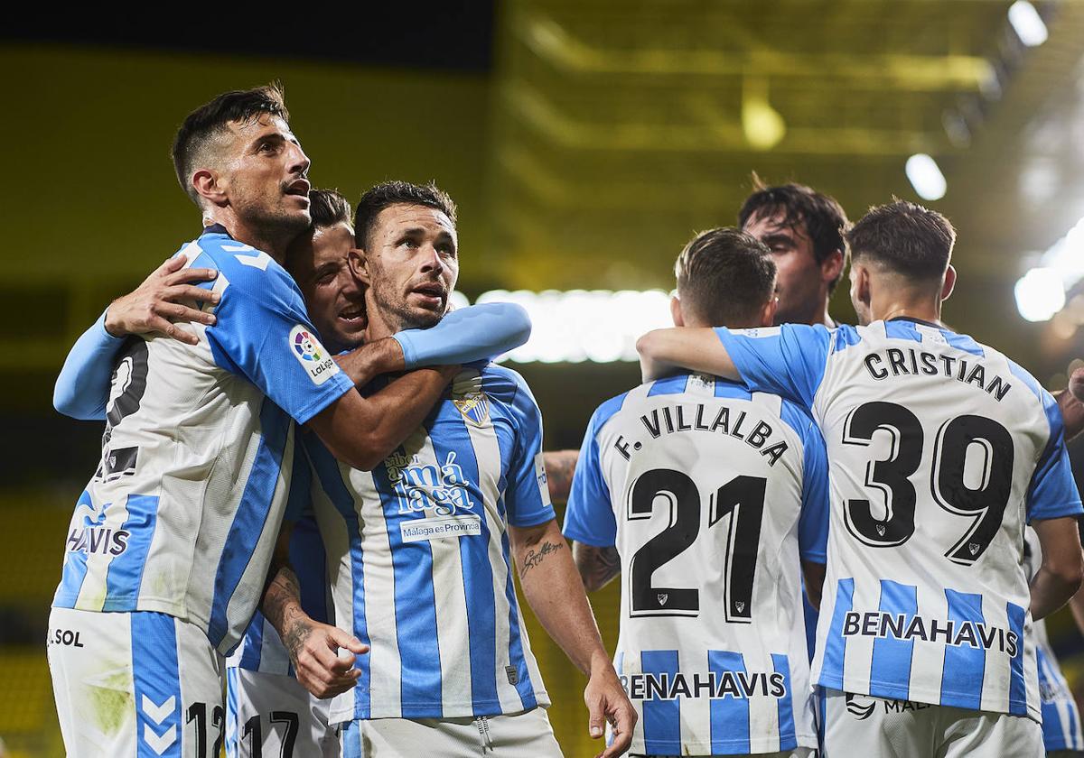 El triunfo del Málaga ante el Villarreal B, en fotos