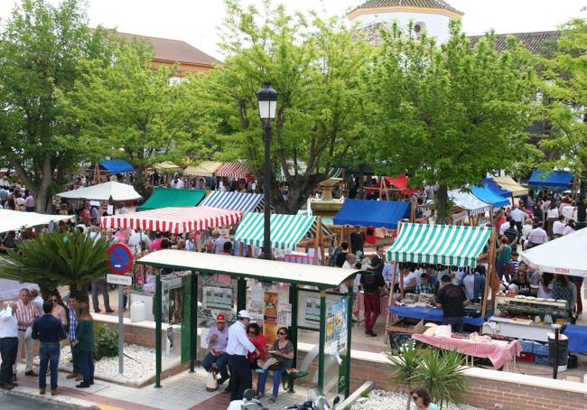 Mercado de productores en Sierra de Yeguas.