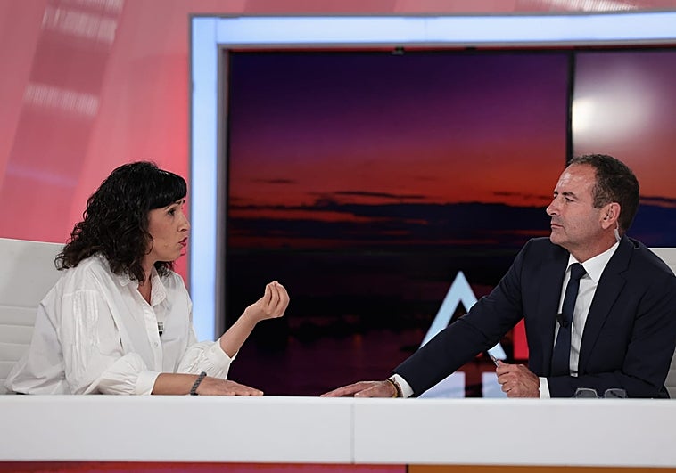 Toni Morillas contesta a Manolo Castillo, en 'La Alameda'.