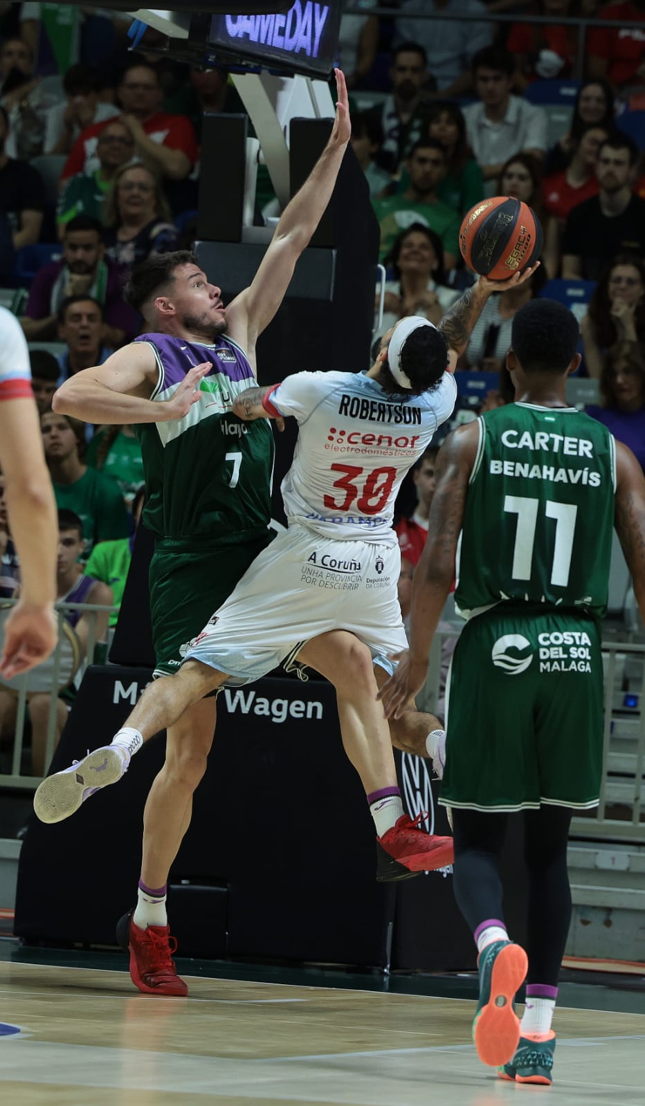 Unicaja-Obradoiro: Las mejores imágenes del partido