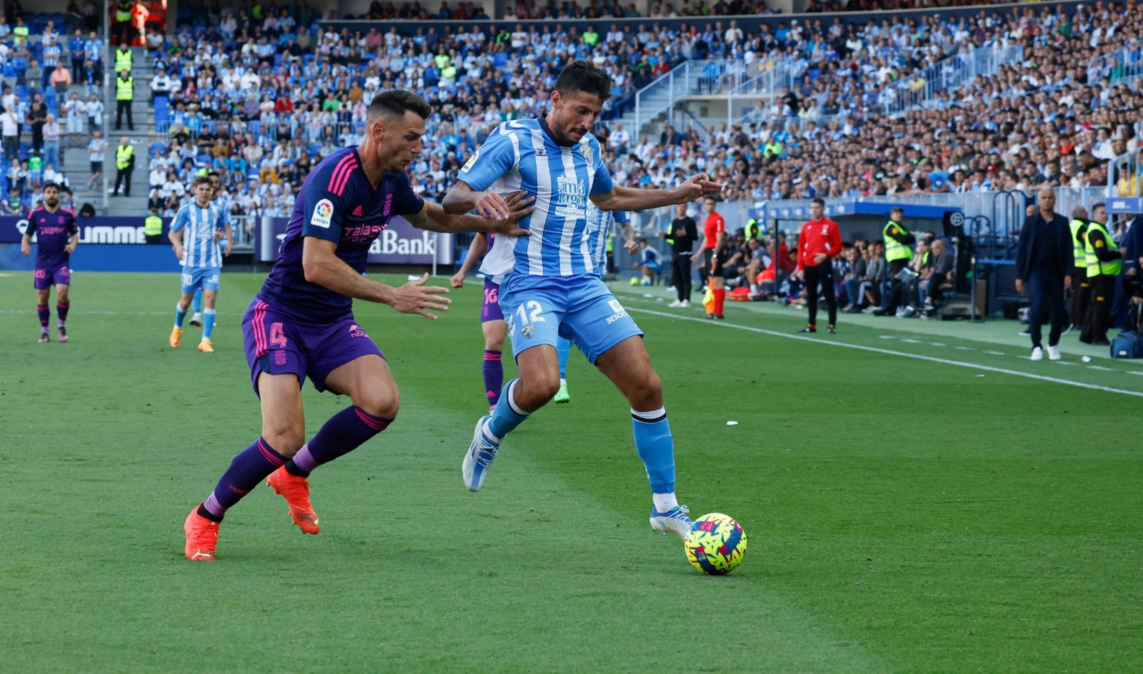 Las mejores imágenes del partido Málaga-Cartagena