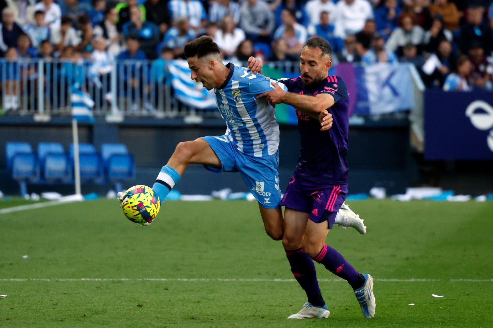 Las mejores imágenes del partido Málaga-Cartagena