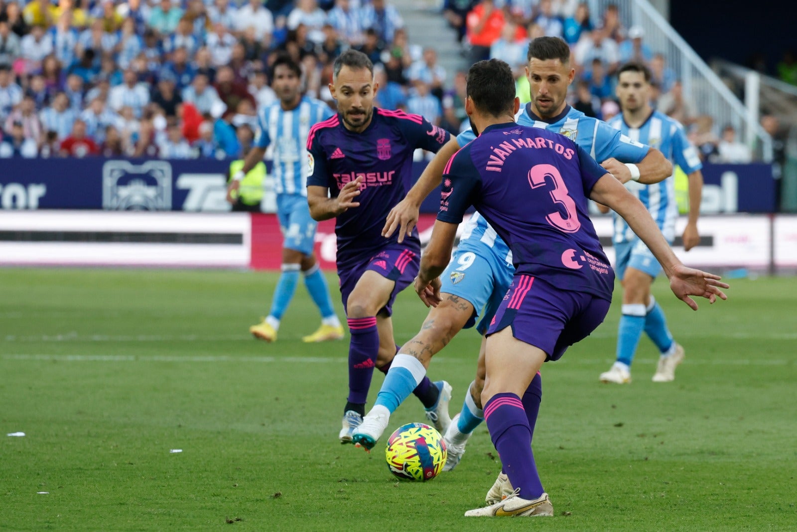 Las mejores imágenes del partido Málaga-Cartagena