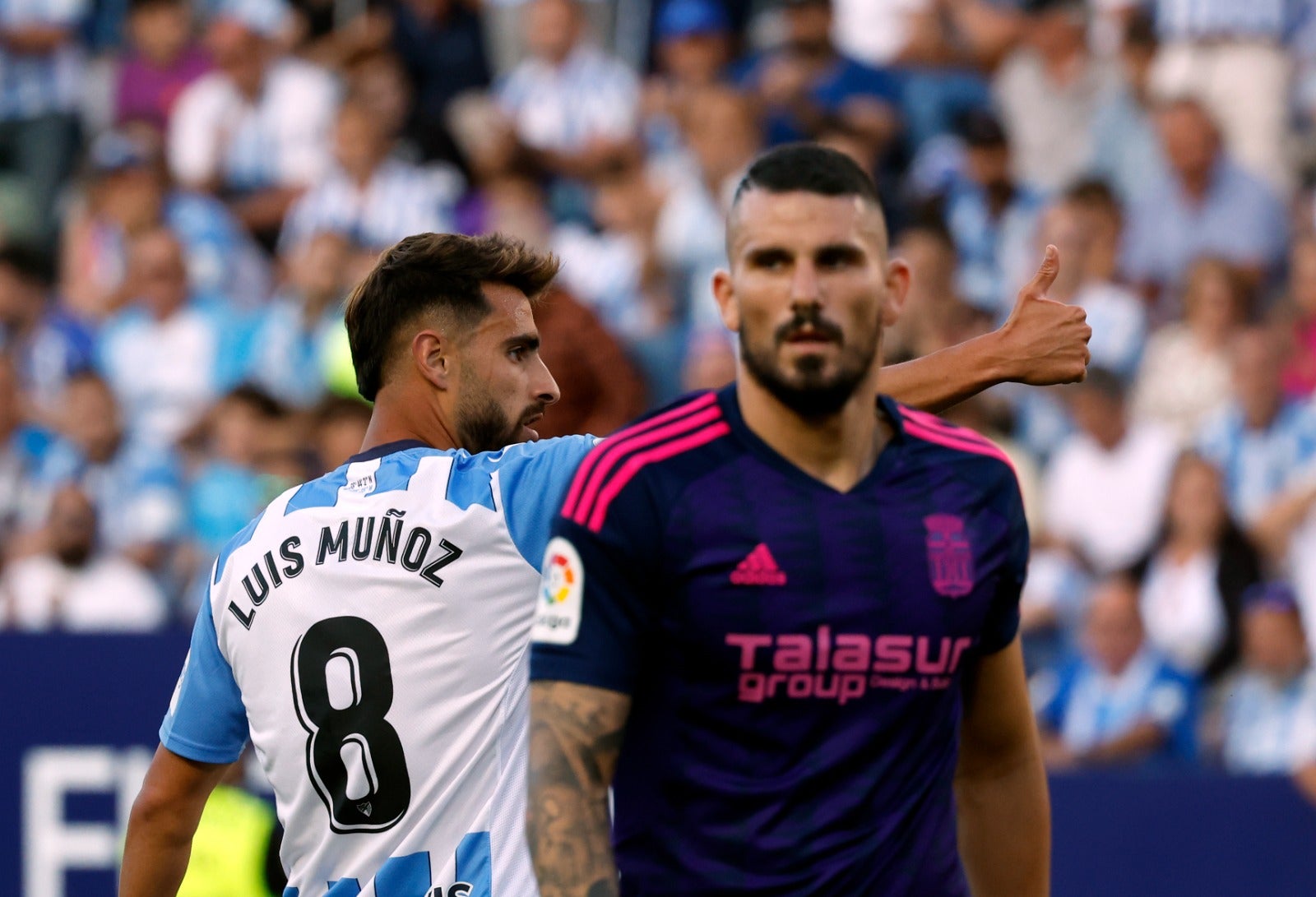 Las mejores imágenes del partido Málaga-Cartagena