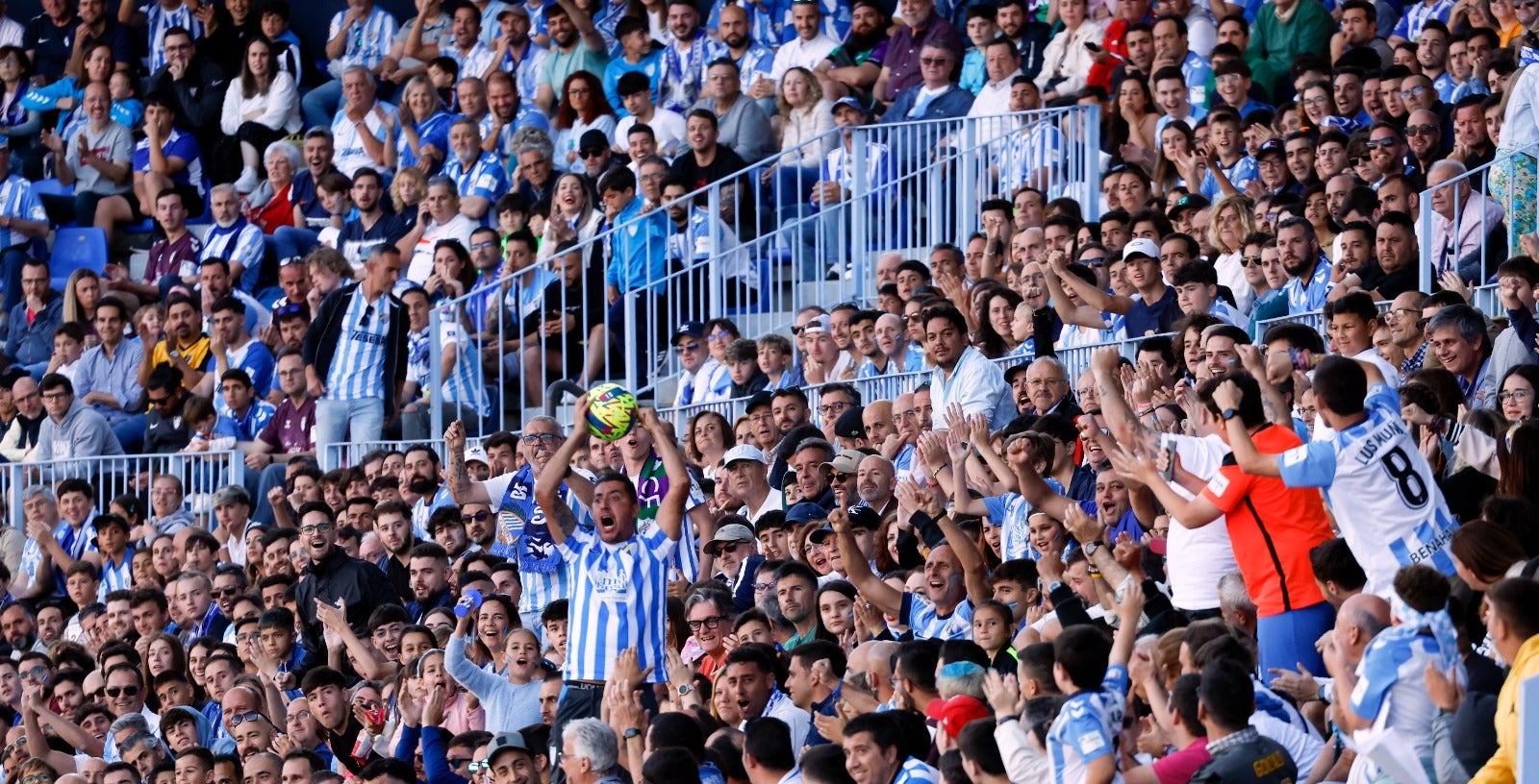 Las mejores imágenes del partido Málaga-Cartagena