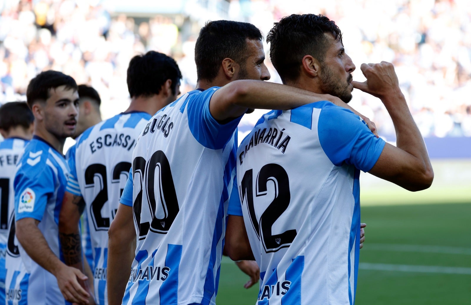 Las mejores imágenes del partido Málaga-Cartagena