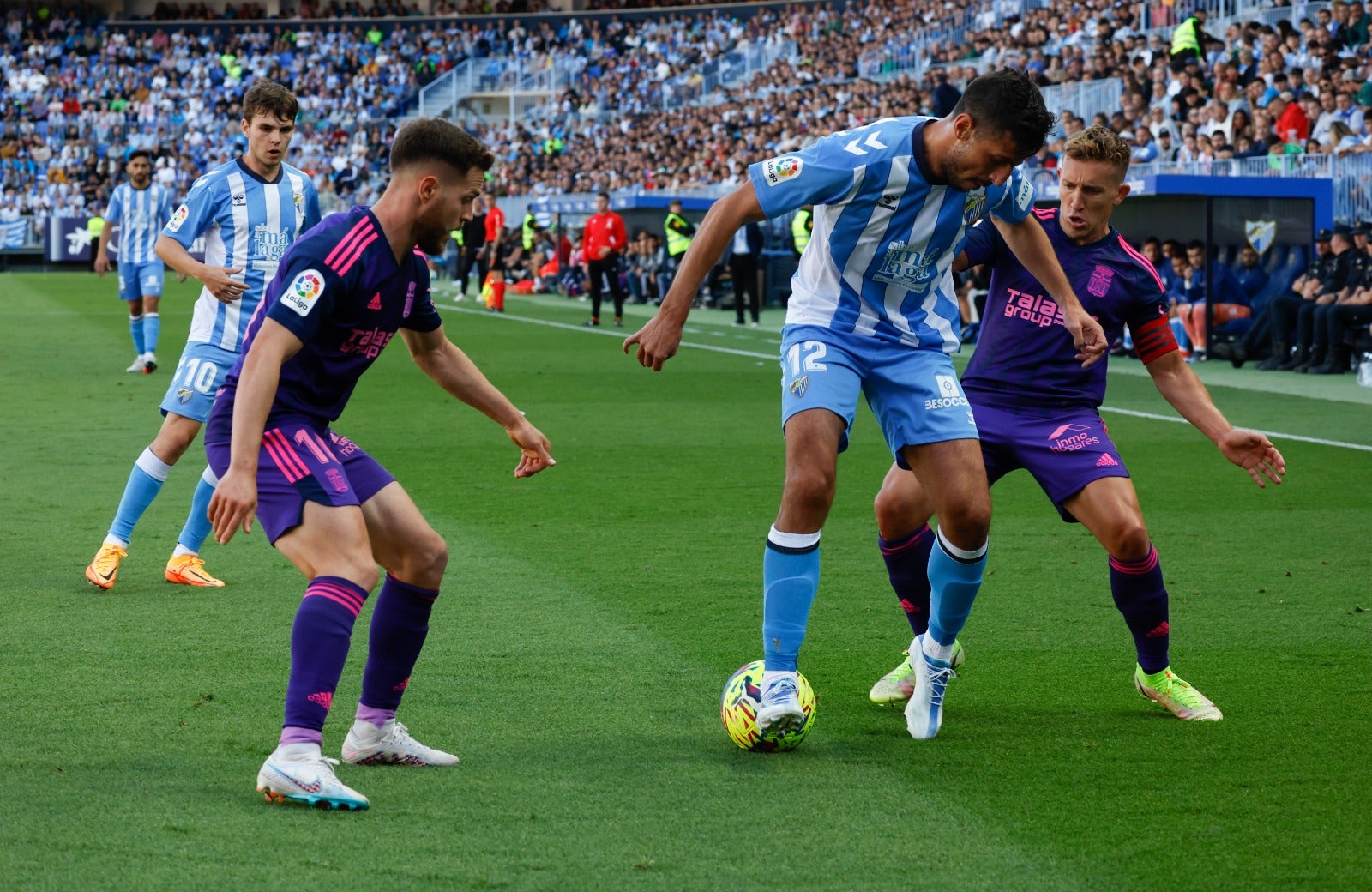 Las mejores imágenes del partido Málaga-Cartagena