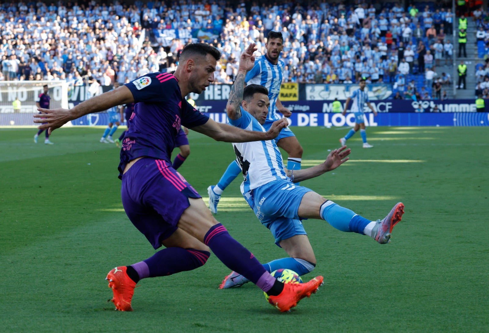 Las mejores imágenes del partido Málaga-Cartagena