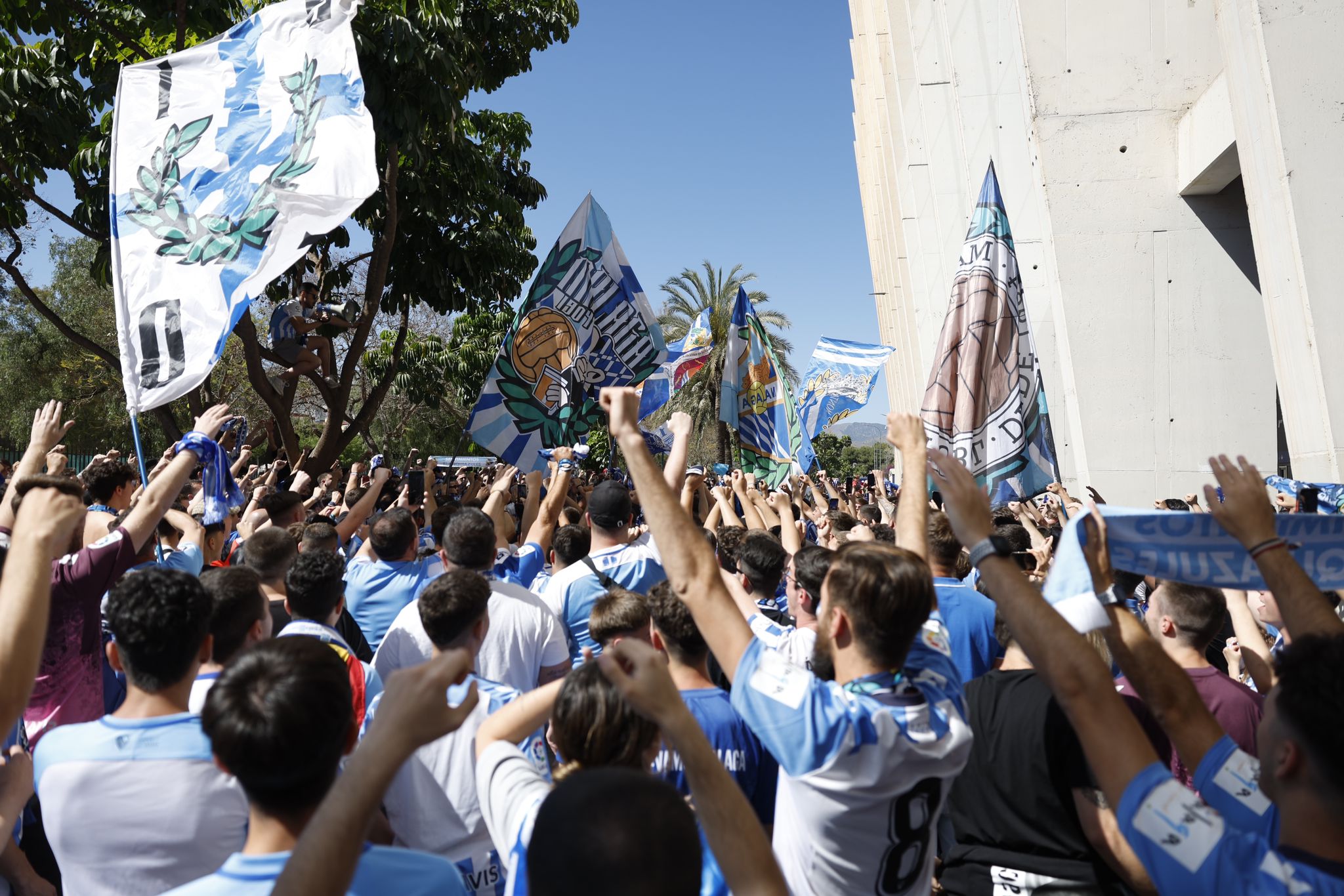Las mejores imágenes del partido Málaga-Cartagena