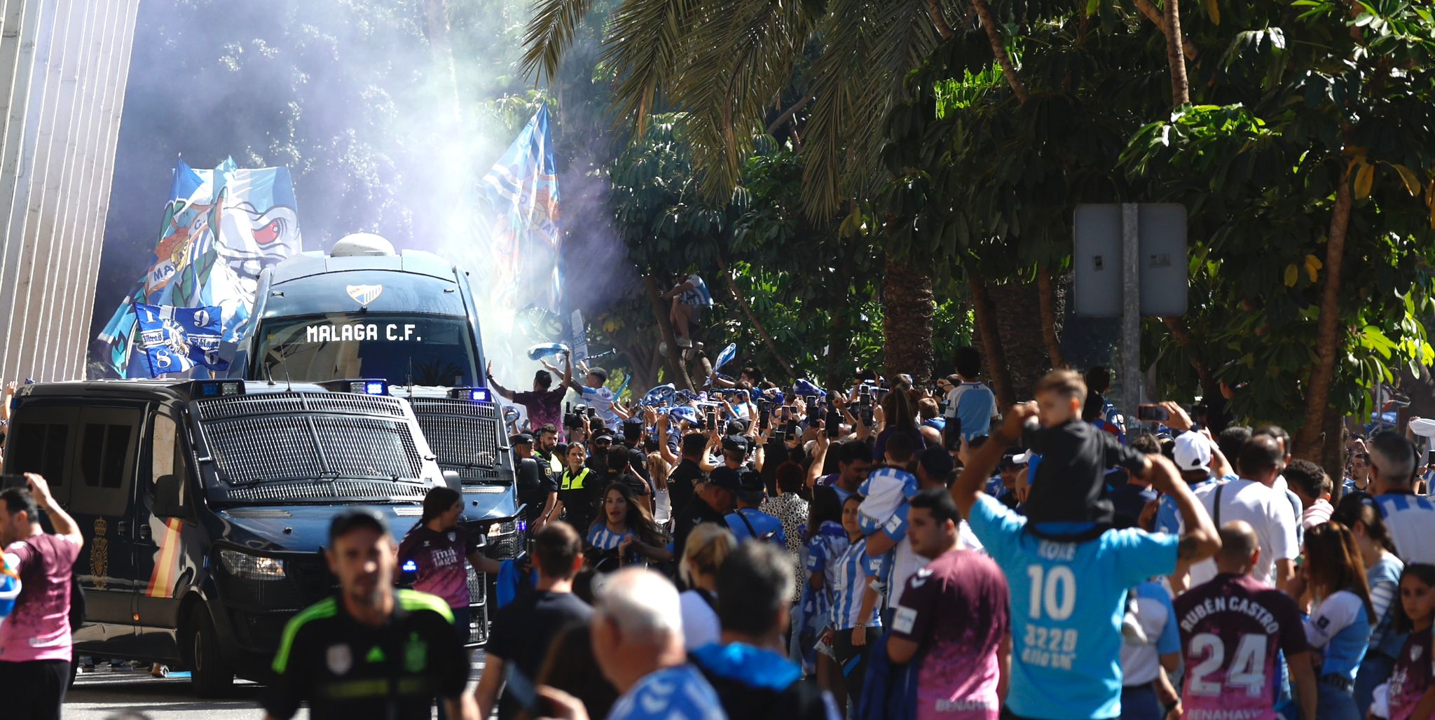 Las mejores imágenes del partido Málaga-Cartagena