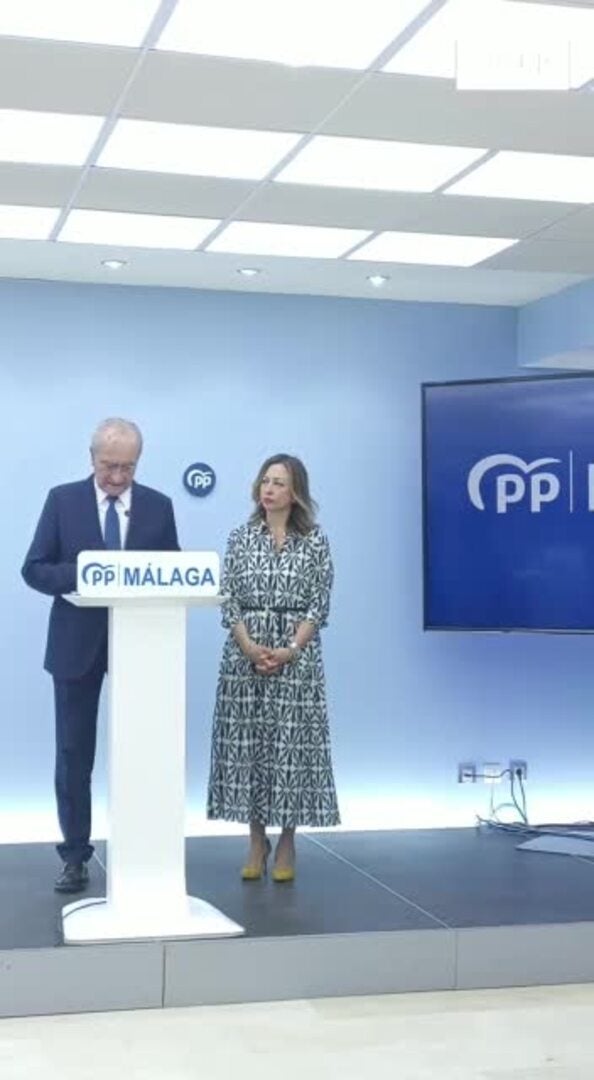 Francisco de la Torre anuncia la lista del PP de Málaga para las elecciones municipales 2023