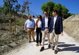 Visita del consejero a Coín.