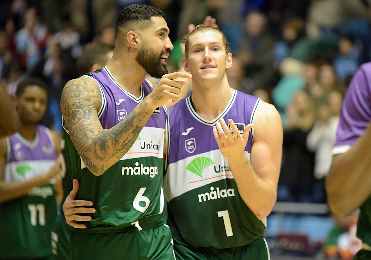 Lima y Osetkowski, durante un partido esta temporada.