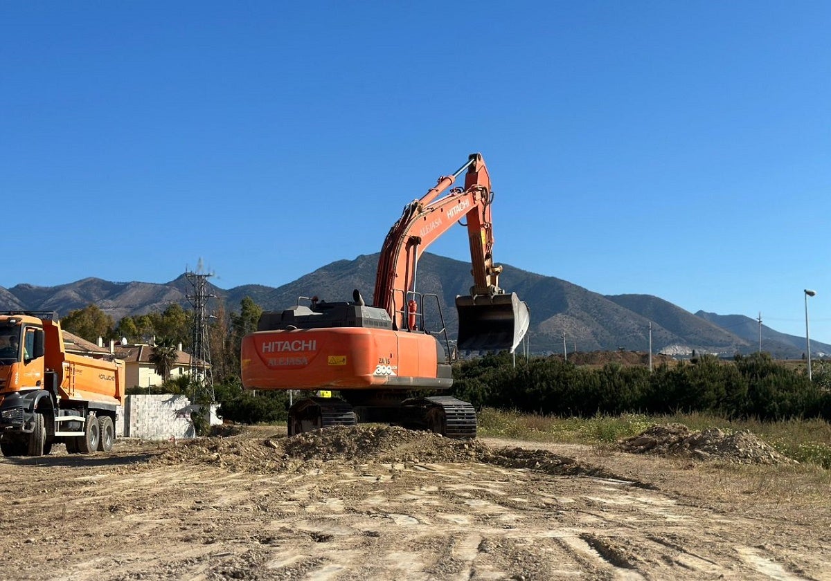 Comienzan las obras para conectar las calles Matagorda y Calerita en Fuengirola
