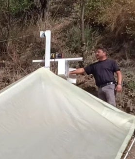 Imagen secundaria 2 - Tres imágenes de los actos celebrados este miércoles en Almáchar para conmemorar el quinto aniversario del SIPAM.