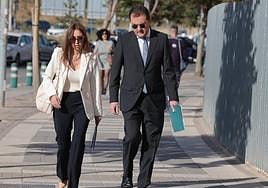 José María Muñoz, a su llegada a los juzgados este viernes