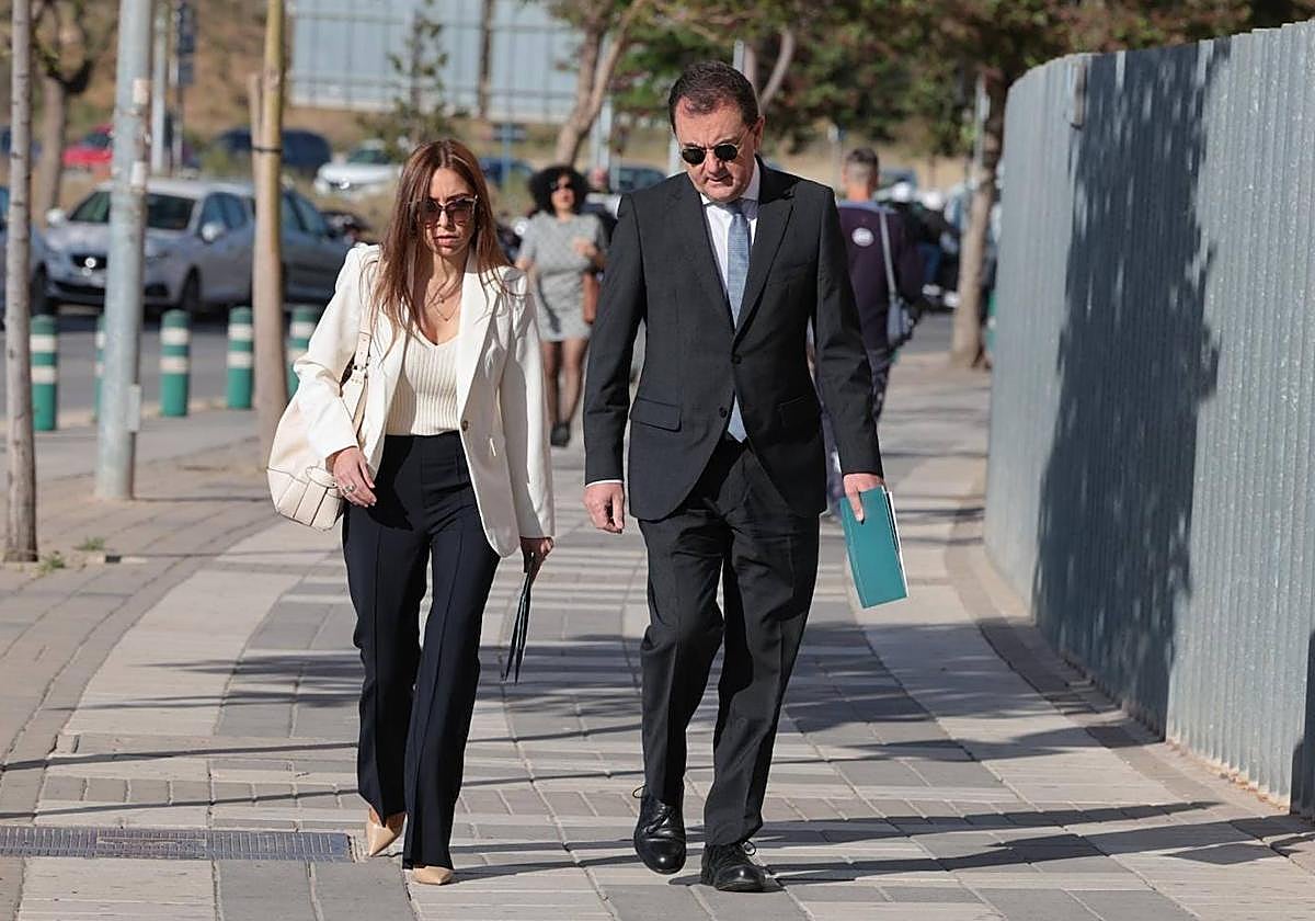 José María Muñoz, a su llegada a los juzgados este viernes