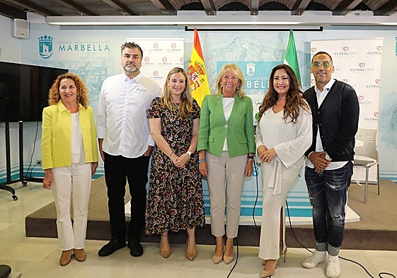 Presentación de la Gala Global Gift que se celebrará en el mes de julio. JOSELE