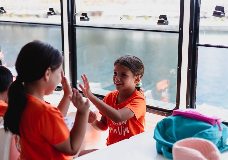 En este campamento tienen actividades educativas y de ocio durante todo el mes de julio, además de excursiones