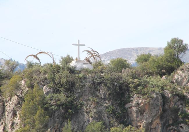 La cruz de Jorox está en el paraje de la Mesa de Jorox