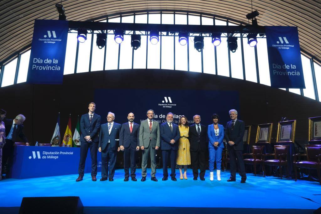 La entrega de las Medallas de Oro de la Provincia de Málaga, en imágenes