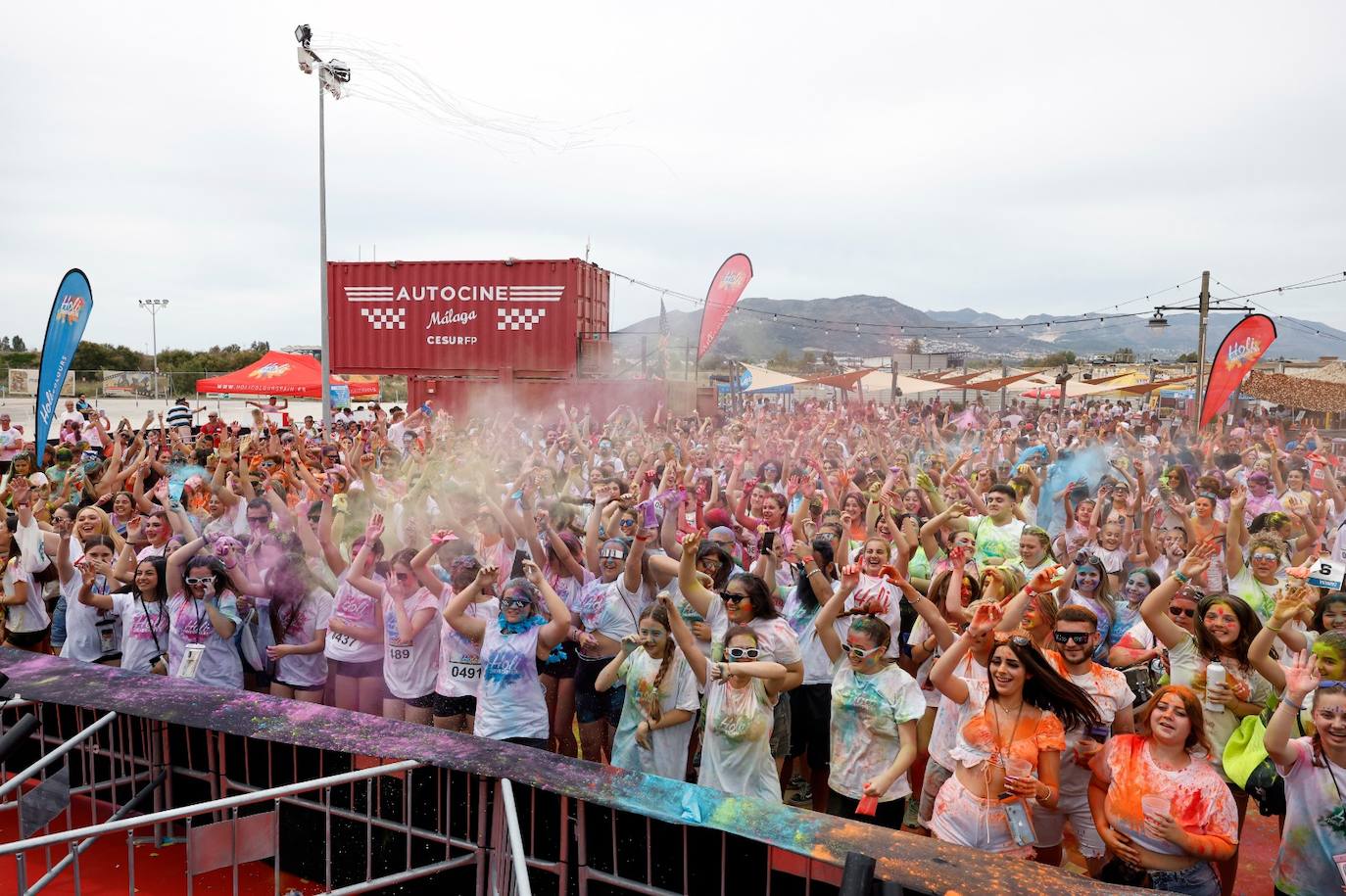 Holi Colours vuelve a Málaga en el Autocines de Málaga