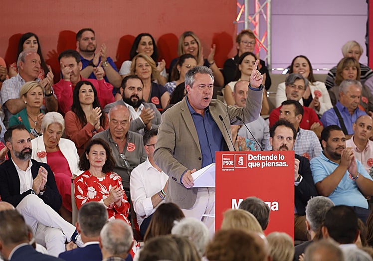 Espadas, durante su intervención.
